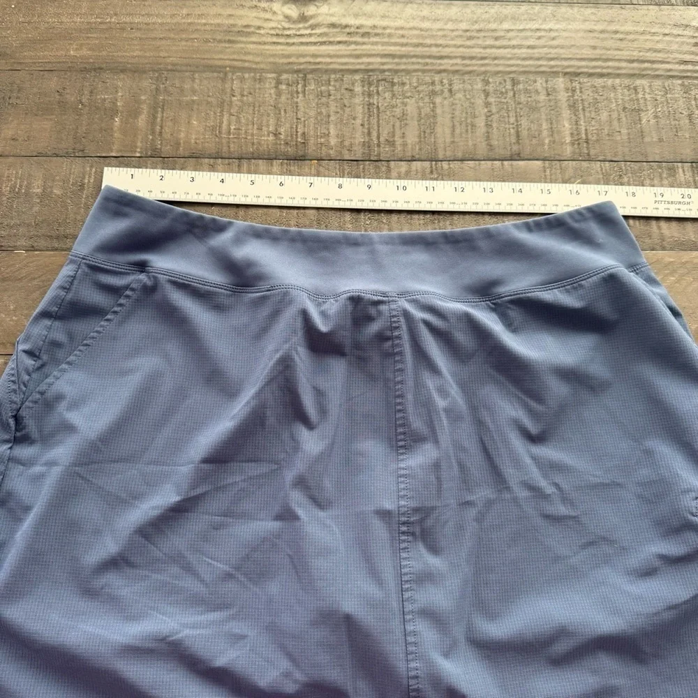Orvis Skort Women's Extra Large Blue Moisture Wicking Golf Tennis Mini Skirt